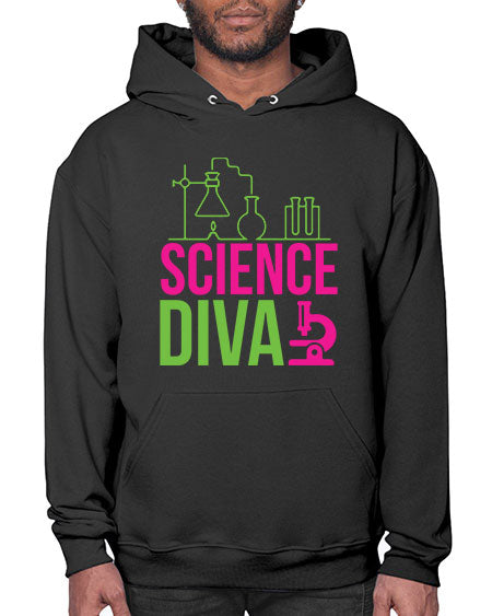 Science Diva 128# - general science- Hoodie