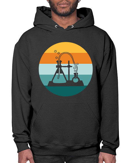 ScientistRetroSunsetScientistSkinite Scientist Skinite 39# - general science- Hoodie
