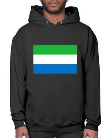 Sierra Leone 1841# - world flags- Hoodie