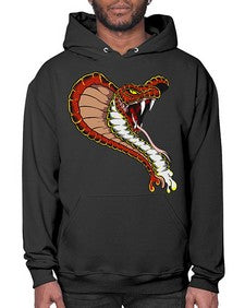 Snake 213# - cartoon animals- Hoodie
