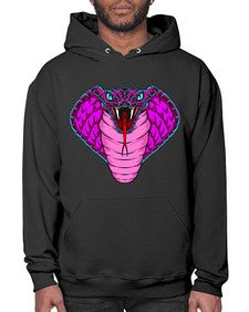Snake 214# - cartoon animals- Hoodie
