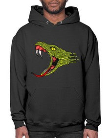 Snake 221# - cartoon animals- Hoodie
