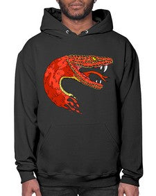 Snake 223# - cartoon animals- Hoodie