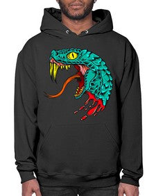 Snake 227# - cartoon animals- Hoodie