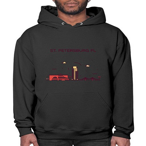 StPetersburgFL 1889# - cities- Hoodie