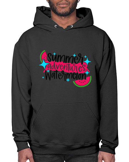 Summer Adventures Watermelon Style 23# - summer- Hoodie