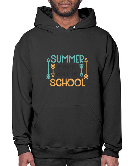 Summer is over back to school 12# - summer- Hoodie