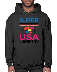 Super Mom Makes Nurse in the Style 1431# - nurse- Hoodie