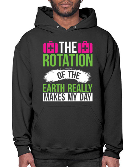 The Rotation Of The Earth Really Makes My Day 7# - nature- Hoodie