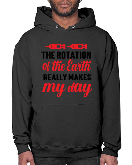 The Rotation of the Earth Really Makes my day 9# - nature- Hoodie