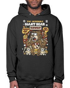 The incredible bear 251# - cartoon animals- Hoodie