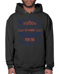 There is something about the outside of a horse that is good for the inside of a man Style 16# - horse- Hoodie