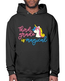 Third Grade Is Magical 963# - third grade- Hoodie
