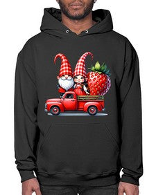 Truck Gnome Strawberries 1673# - strawberry- Hoodie
