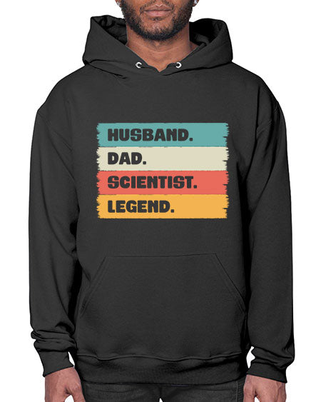 VintageHusbandDadScientistLegendScientistSkinite Scientist Skinite 14# - general science- Hoodie