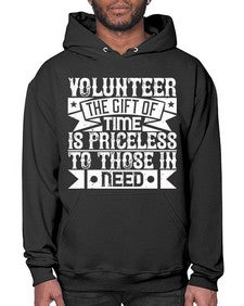 Volunteer the gift of time is priceless to those in need Style 18# - volunteer- Hoodie