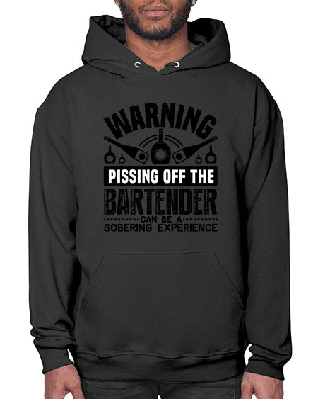 Warning Style 462# - bartender- Hoodie