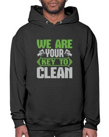 We are your key to clean Style 464# - cleaner- Hoodie