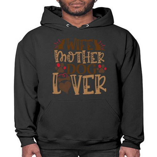 Wife Mother Dog Lover Style 58# - dogs- Hoodie