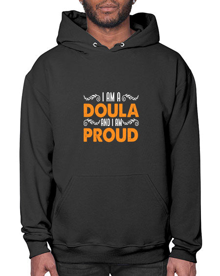WomensIamadoulaandIamproudgiftforfunnymidwifedoula1652# - doubla- Hoodie