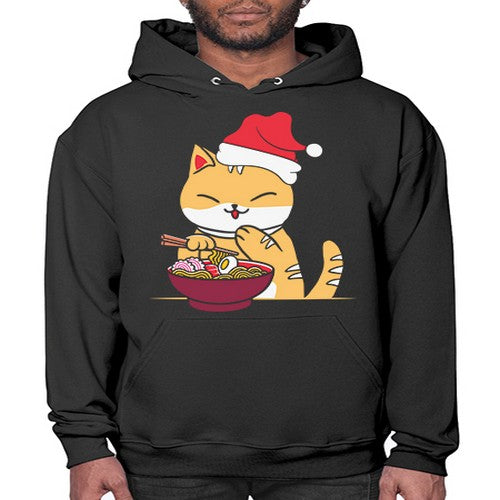 Xmas Kawaii Anime Shiba Inu Eating Ramen 289# - anime- Hoodie