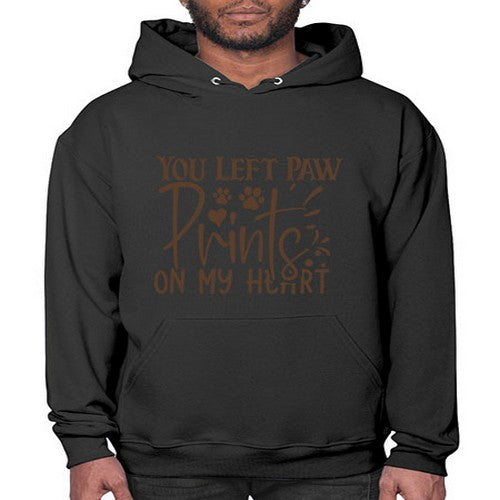 You Left Paw Prints On My Heart Style 53# - dogs- Hoodie