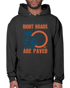 You cant find the right roads when the streets are paved 93# - car- Hoodie