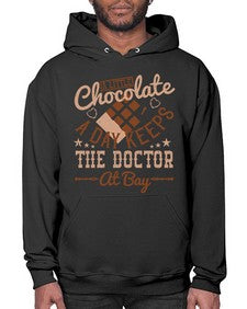 a little chocolate a day keeps the doctor at bay 3# - chocolate- Hoodie