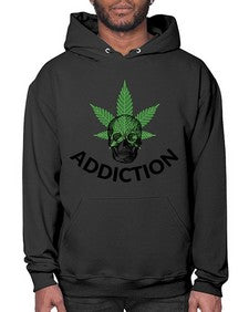 addiction cannabis 217# - marijuana- Hoodie