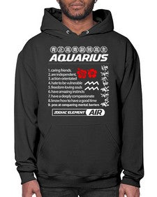 aquarius 85# - aquarius- Hoodie