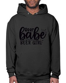 beer babe beer girl 45# - beer- Hoodie