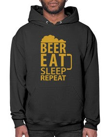 beer eat sleep 644# - beer- Hoodie