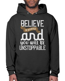 believe in yourself and you will be unstoppable 55# - cooking- Hoodie