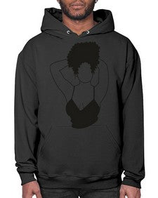 black women - queen 67# - black girls or women- Hoodie