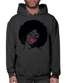 black women - queen 68# - black girls or women- Hoodie