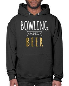 bowling and beer 681# - beer- Hoodie