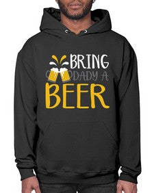 bring a dady beer 63# - beer- Hoodie