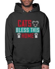 cats bless this home Style 36# - cats- Hoodie