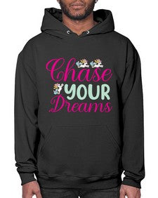 chase your dreams 79# - unicorn- Hoodie
