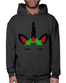 christmas unicorn 81# - unicorn- Hoodie