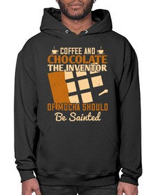 coffee and chocolatethe inventor of mocha should be sainted 99# - chocolate- Hoodie