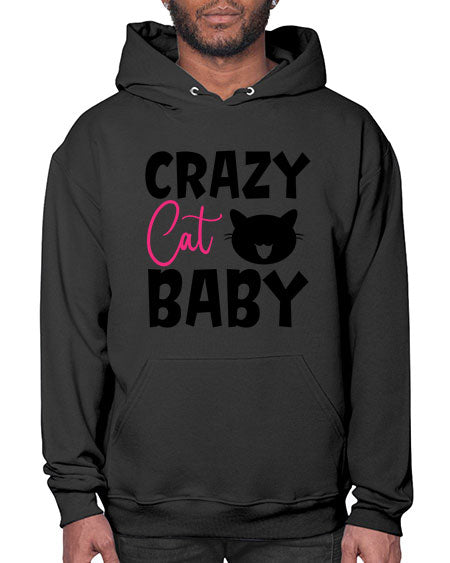 crazy cat baby Style 66# - baby- Hoodie