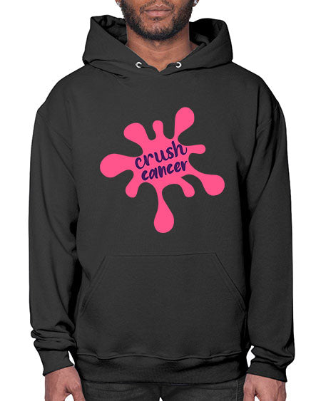 crush cancer Style 14# - breast cancer- Hoodie
