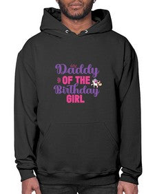 daddy of the birthday girl 90# - unicorn- Hoodie