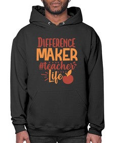 difference maker teacher life 710# - teacher- Hoodie