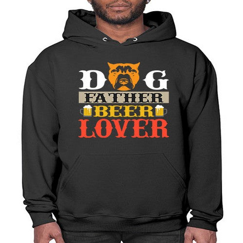 dog father beer lover 76# - dogs- Hoodie