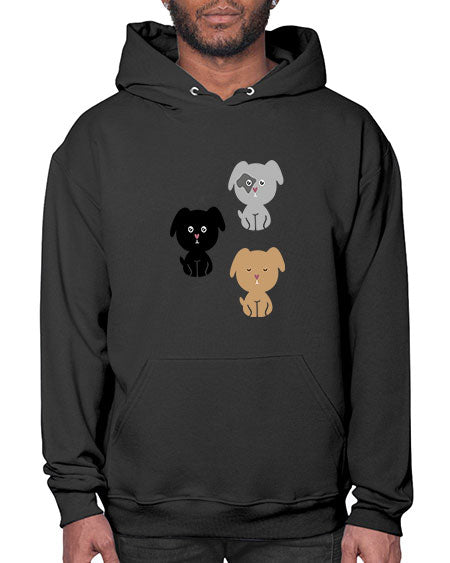 dogs 93# - bears - animals- Hoodie