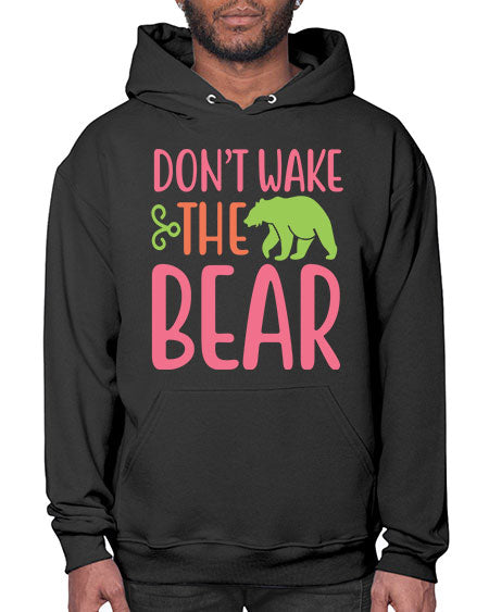 don’t wake the bear 105# - bears - animals- Hoodie