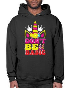 dont be basic 94# - unicorn- Hoodie