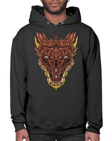 dragon 176# - dragon- Hoodie